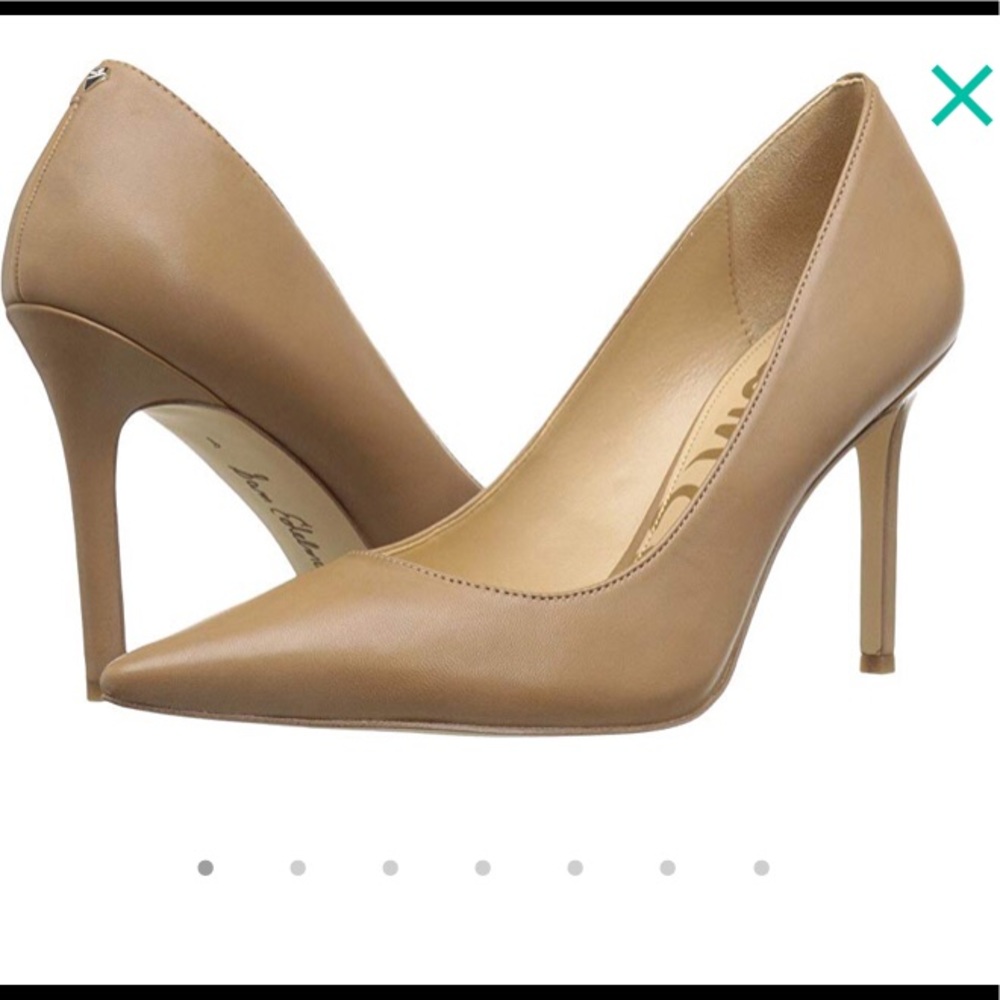 Sam Edelman Nude Pointed Toe Pumps. Never worn